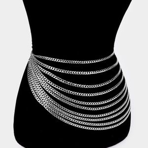 Layer Boho Curb Chain Belt